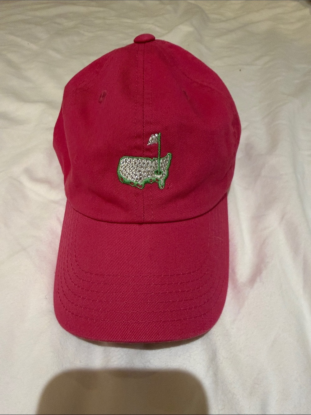 Masters, American needle hat with rhinestone bling